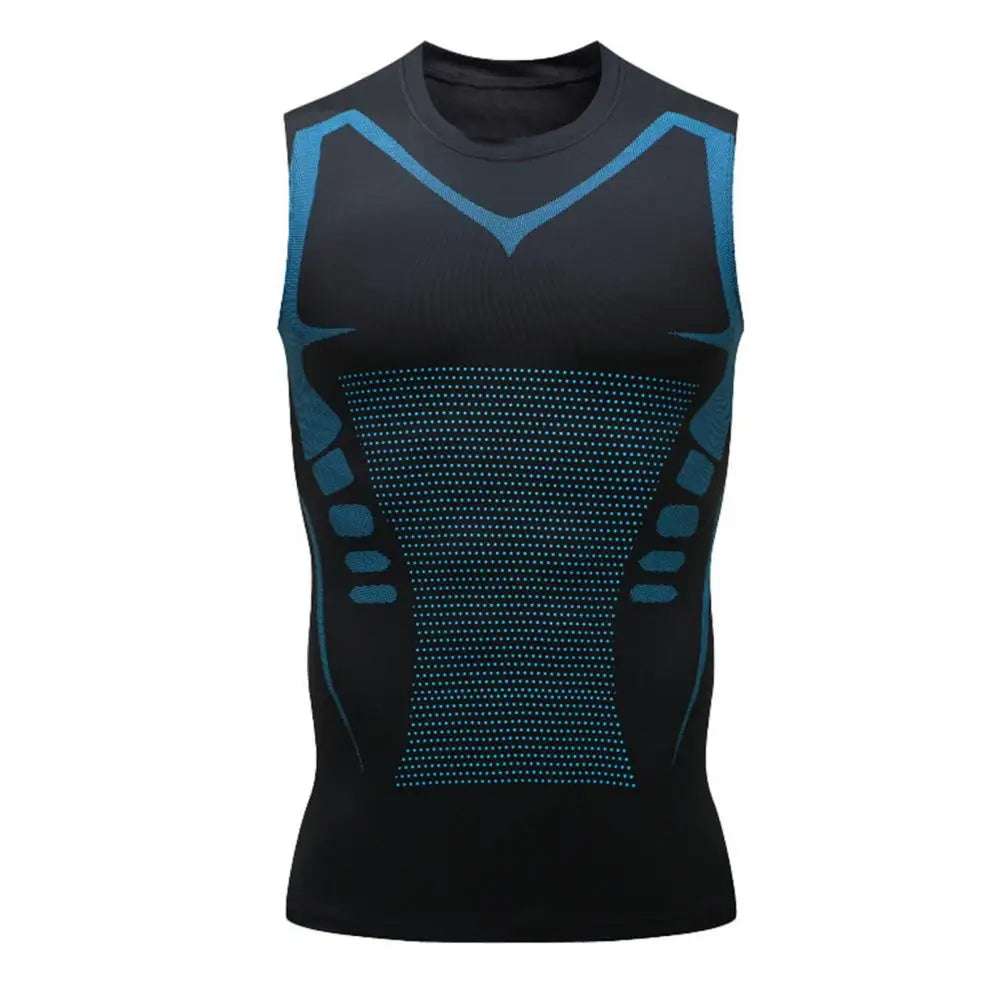 Compressie Sportshirt voor Heren met Slanke Pasvorm