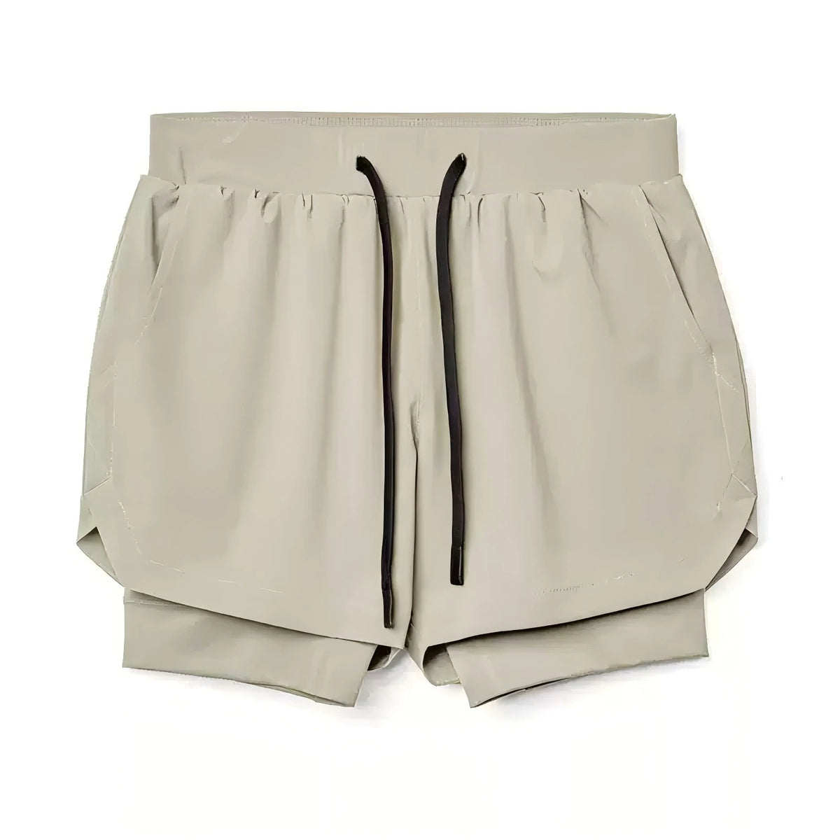 Dubbelgelaagde Compressieshorts voor Heren