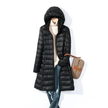 Chic Donsjas Met Capuchon lang Dames