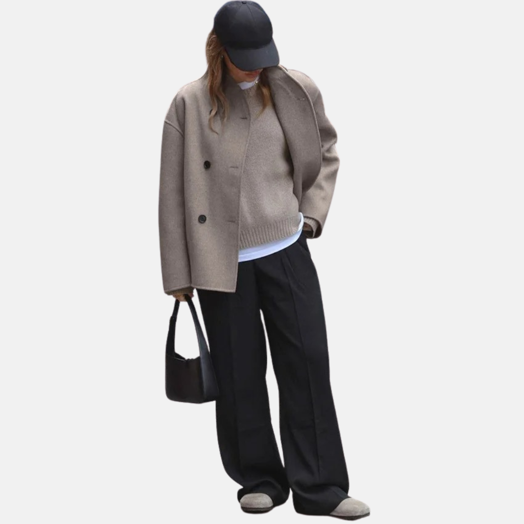 Katherine – Vintage Wol Jas voor Dames