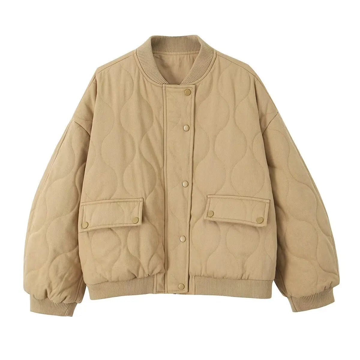 Jente - Oversized gewatteerde jas voor dames