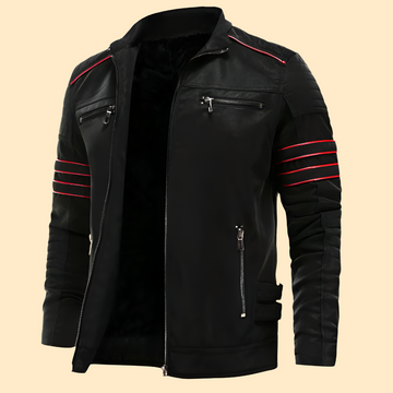 Luxe leren jas voor heren