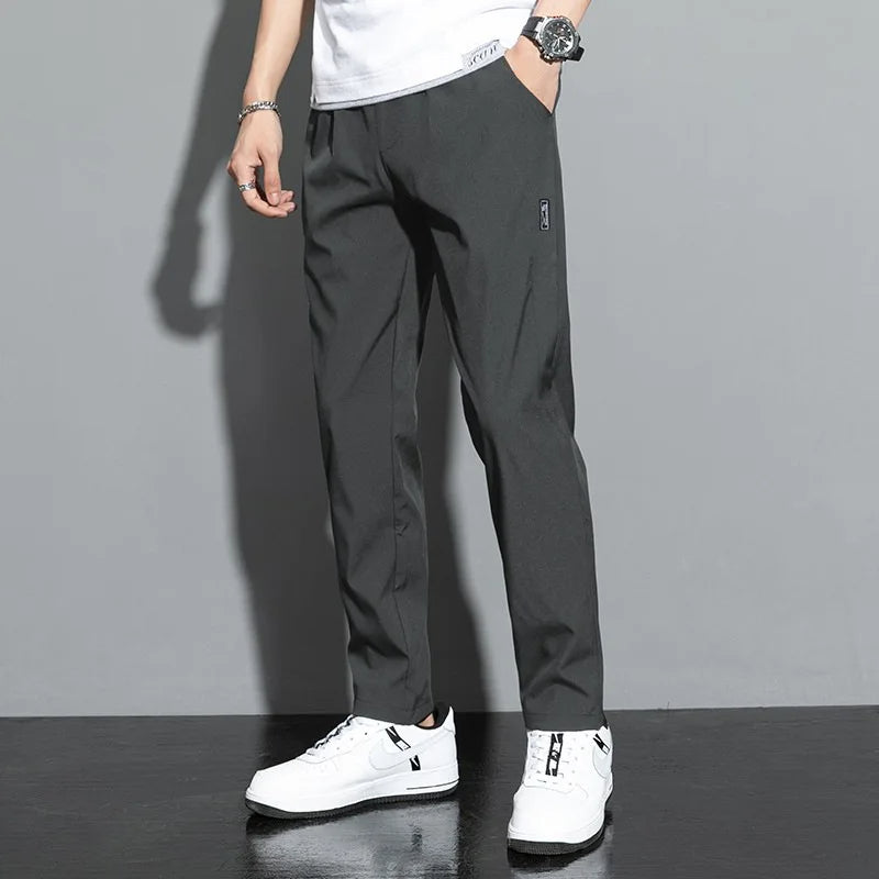 Samuel – Ice Silk Slim Fit Broek voor Heren