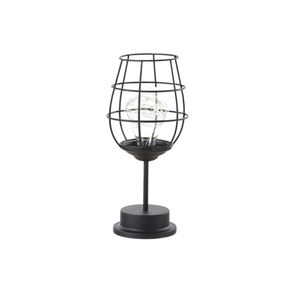 Compacte metalen tafellamp
