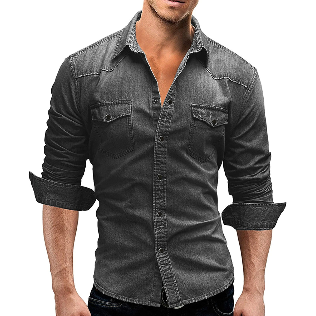 Jorne – Denim Overhemd voor Heren
