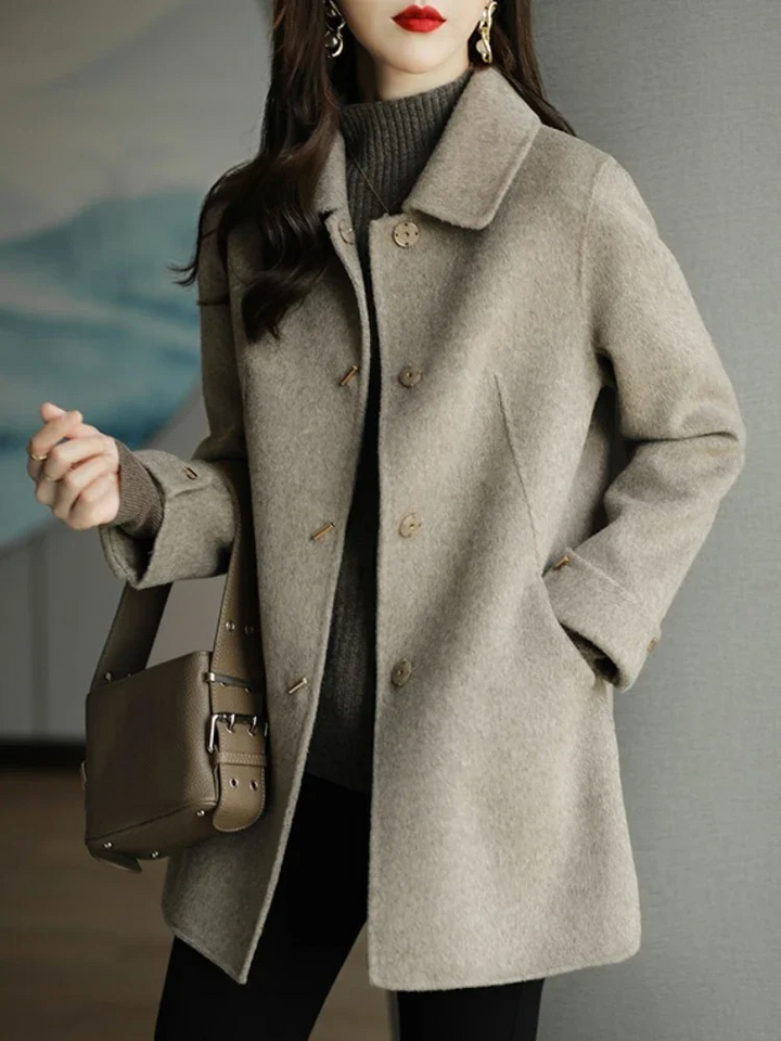 Amelia - Dames Trenchcoat Getailleerde Pasvorm damesjas knopen najaarsjas