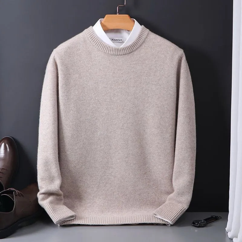 Hoymans LuxeKnit – Oversized Cashmere Trui voor Heren