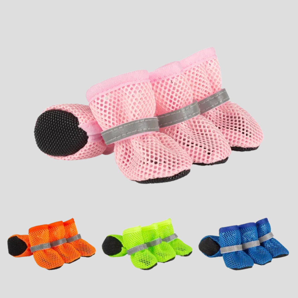 Antislip rubberen schoenen voor honden en katten