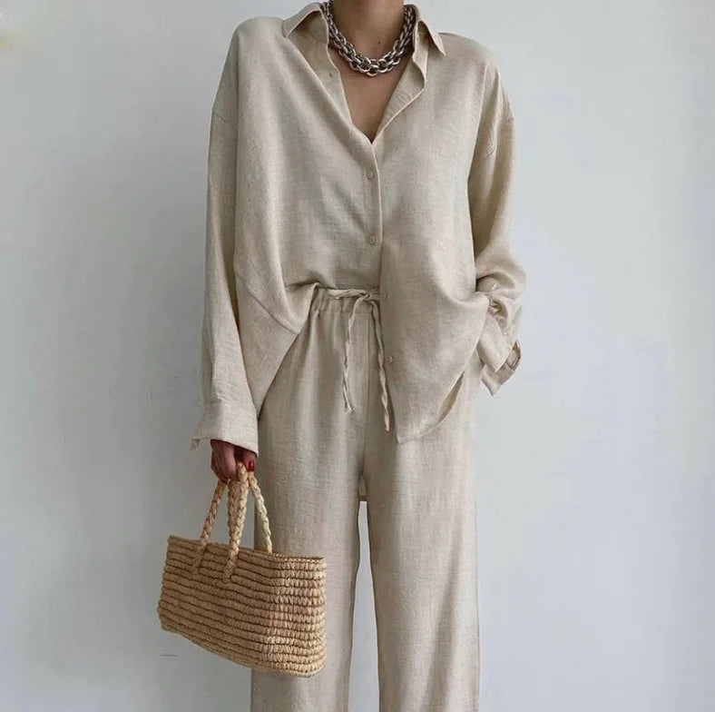 Ava – comfortabel Chic Twee-delig Pak Dames