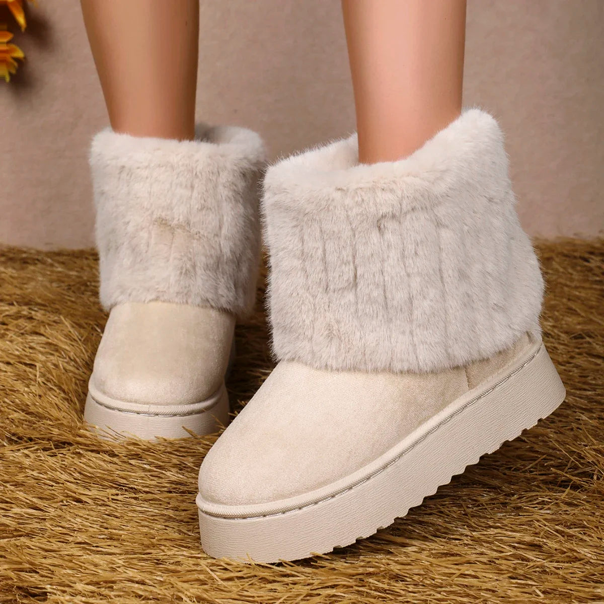 Calf snowboots voor dames – winterproof