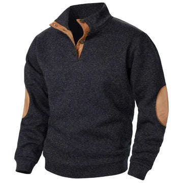 Sweatshirt met v-hals voor heren