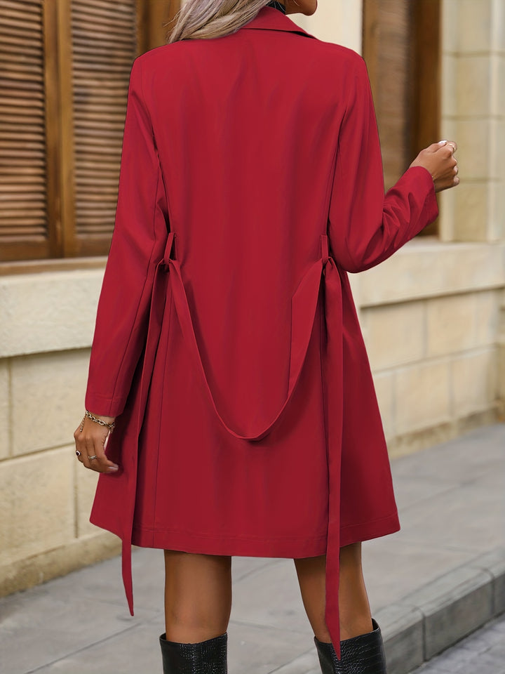 Orlana - luxe Trenchcoat Damesjas Met Riem