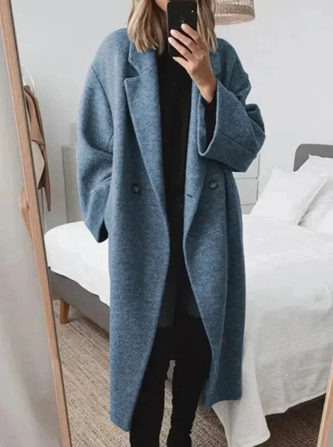 Freya – oversized Kasjmier Mantel