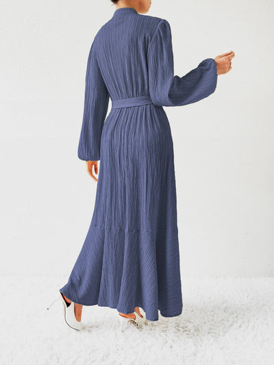 Stijlvolle Boho Maxi Jurk Met lange Mouwen