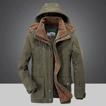Thermische Parka Winterjas Met zachte Voering Voor Heren - Nordfall