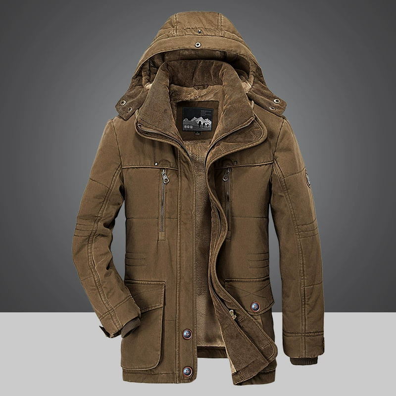 Thermische Parka Winterjas Met zachte Voering Voor Heren - Nordfall