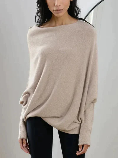 Elegante One-shoulder Trui Voor Dames - Linda
