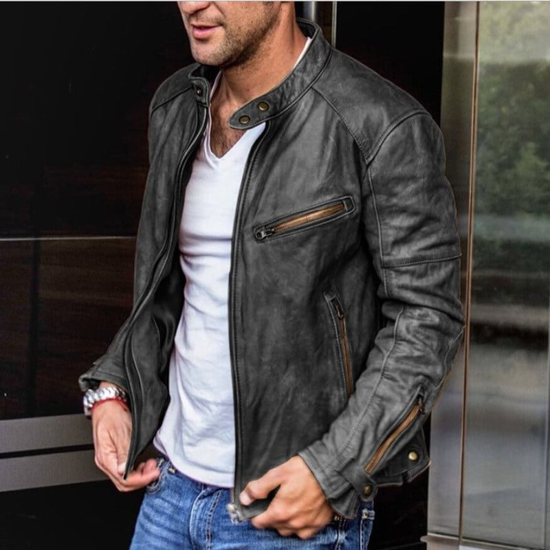 Hoymans UrbanRider – PU Leather Motorcycle Jacket