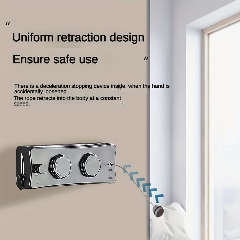 Dubbel Opvouwbaar Droogrek – Compact en Sterk