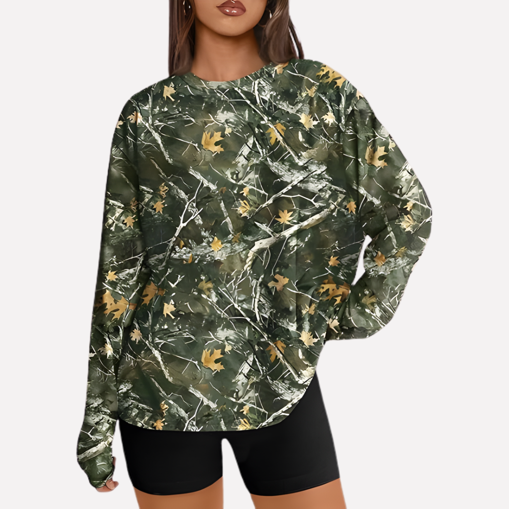 Vrouwen oversized shirt met lange mouwen