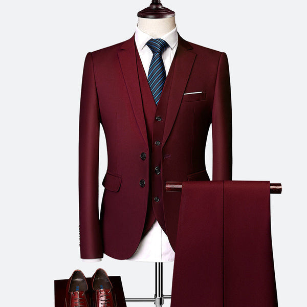 Jonah – luxe 3-delig Slim Fit Pak Heren