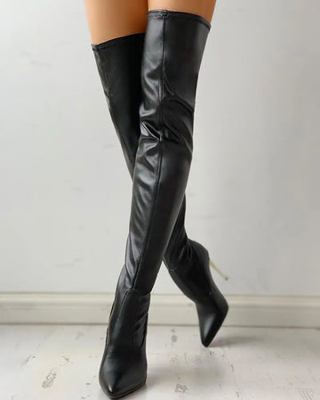 Overknee Dameslaarzen met Stilettohak