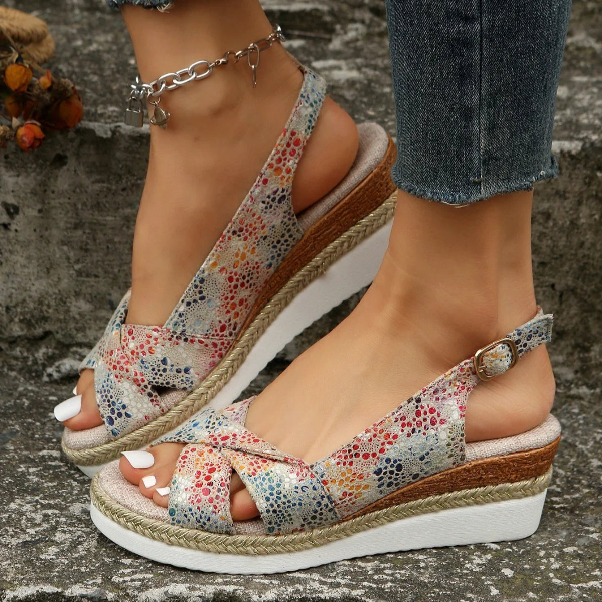 Juliette – sandalen met sleehak voor dames