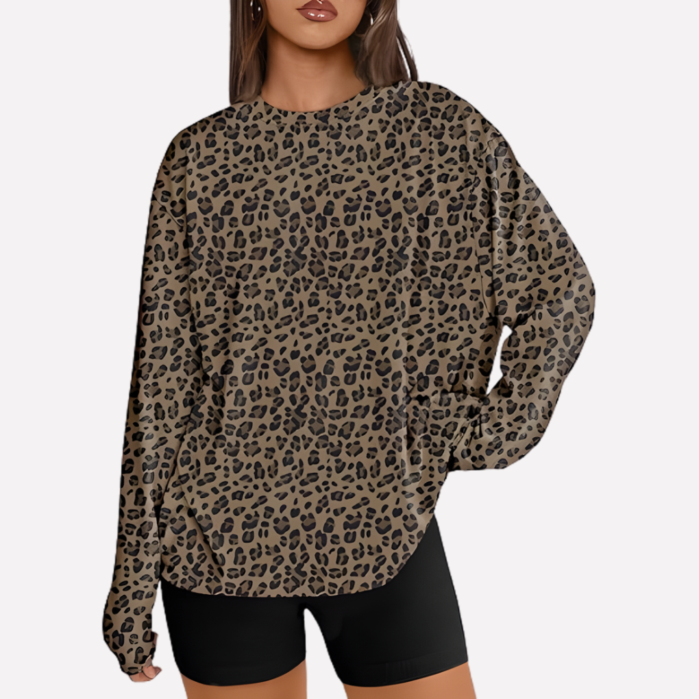 Vrouwen oversized shirt met lange mouwen