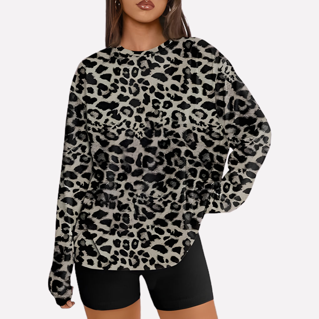Vrouwen oversized shirt met lange mouwen