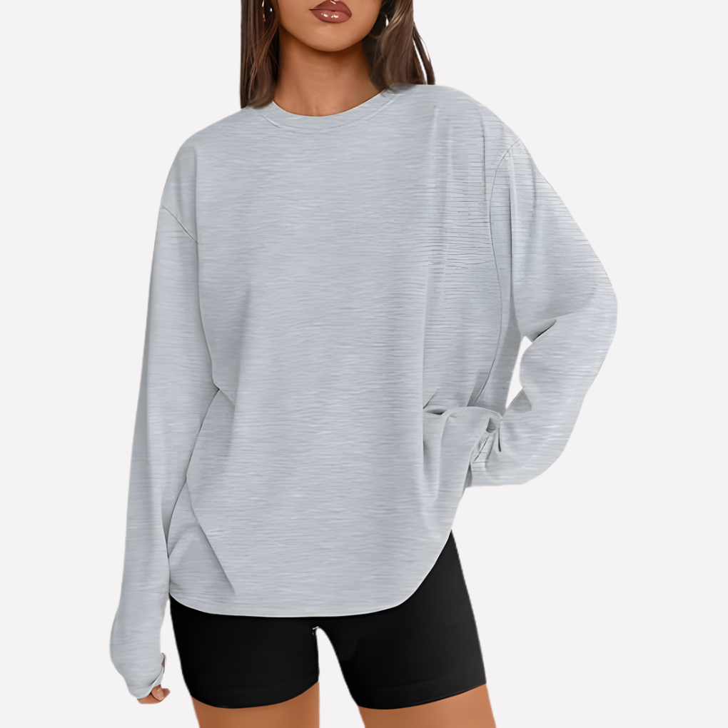 Vrouwen oversized shirt met lange mouwen