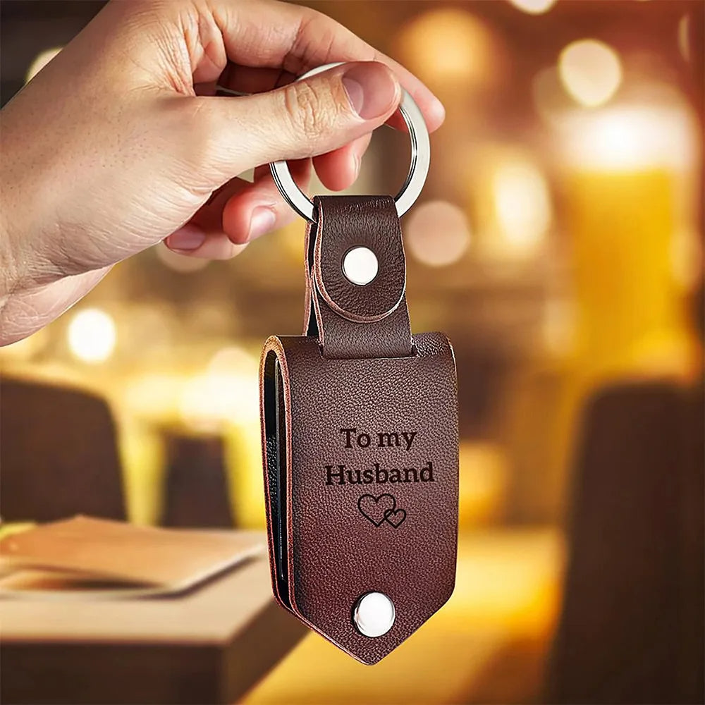 Gepersonaliseerde sleutelhanger van roestvrij staal