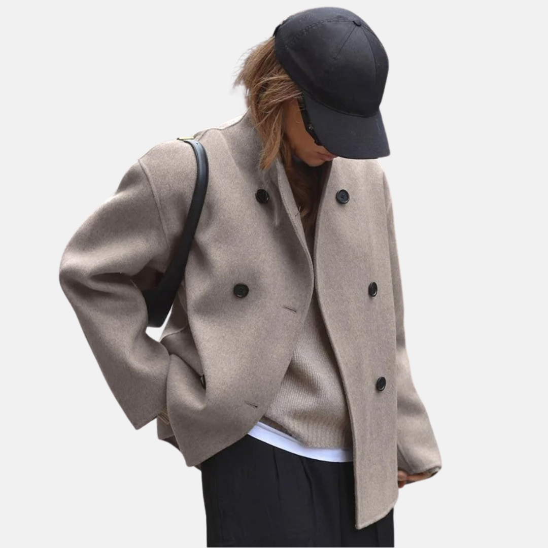 Katherine – Vintage Wol Jas voor Dames