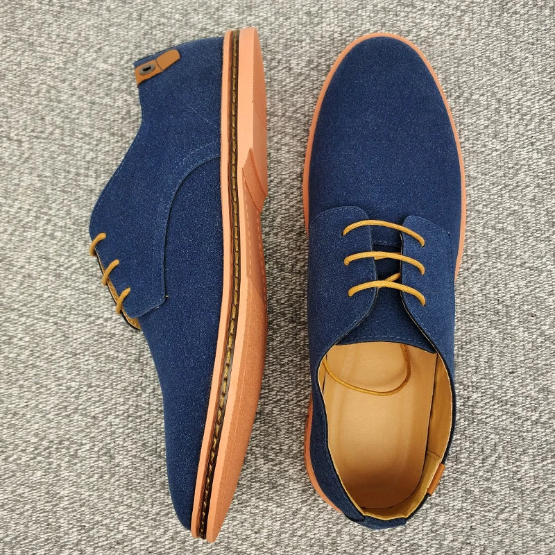 ClassicStep – suède leren Oxford herenschoenen