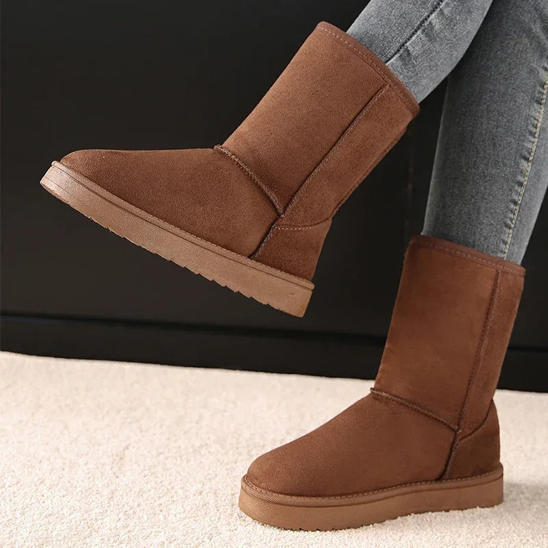 Waterdichte dames snowboots met zachte voering