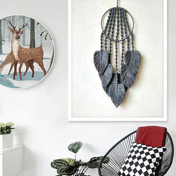 Boho Geweven Droomvanger Wandtapijt Ophangdecoratie