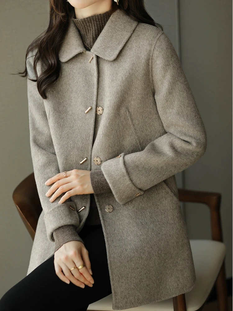 Amelia - Dames Trenchcoat Getailleerde Pasvorm damesjas knopen najaarsjas