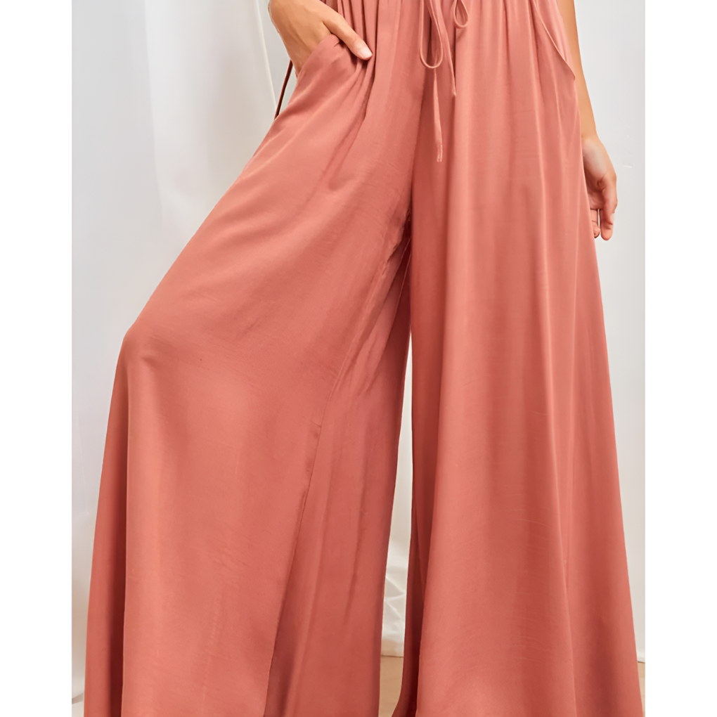 Comfortabele zomerrokbroek met elastische taille
