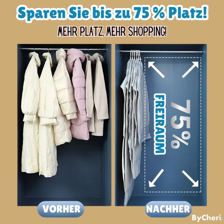 Hangende vacuümopbergzakken voor ruimtebesparing in de kast, 130 x 60 cm, transparant