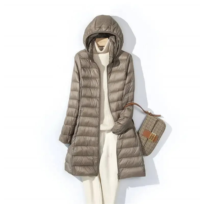 Chic Donsjas Met Capuchon lang Dames
