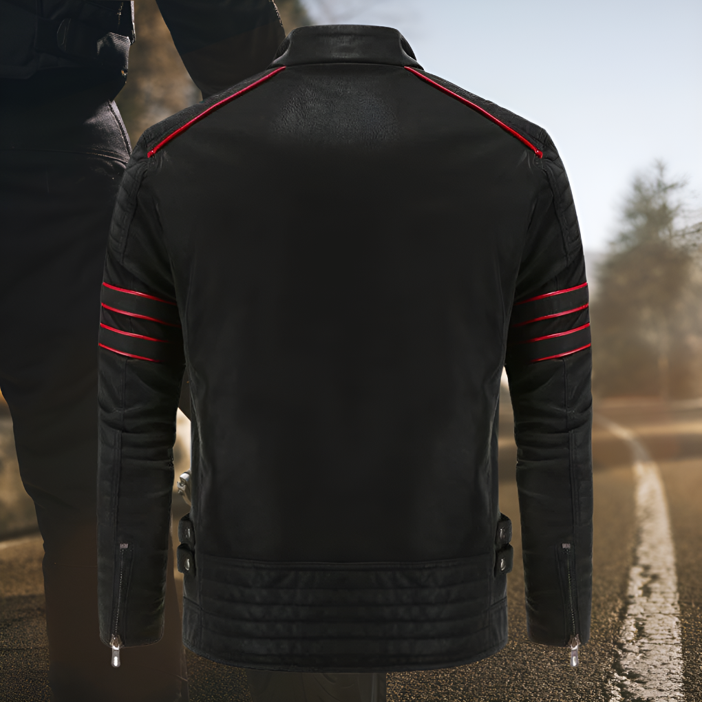 Luxe leren jas voor heren