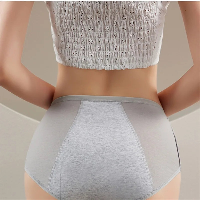 Lekvrije menstruatieonderbroek met hoge taille