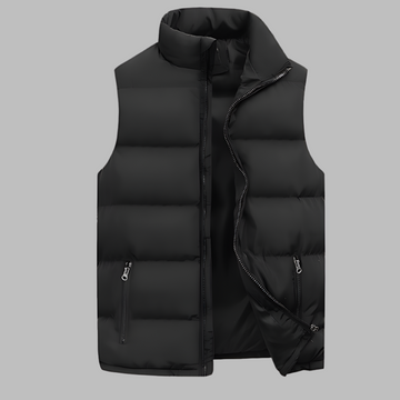 Premium doorgestikte bodywarmer
