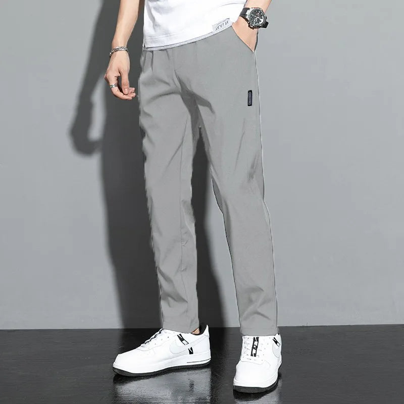 Samuel – Ice Silk Slim Fit Broek voor Heren