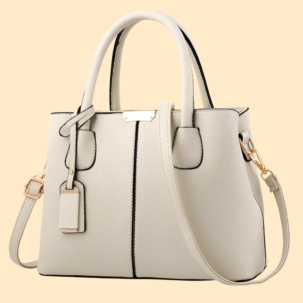 Elegante leren schoudertas voor dames