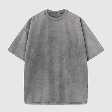 Victor - Washed oversized Heren T-Shirt