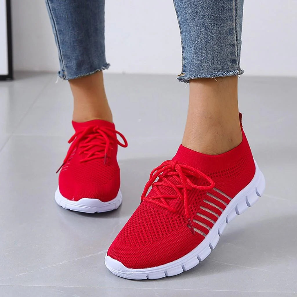 Levendige Mesh Sneakers Voor Dames