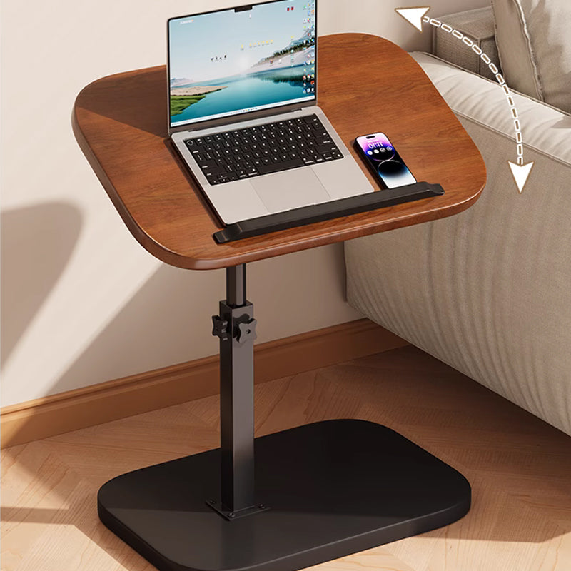 In hoogte verstelbare rolbare laptoptafel met 360° draaibaar tafelblad, 45–80 cm, draagvermogen 30 kg