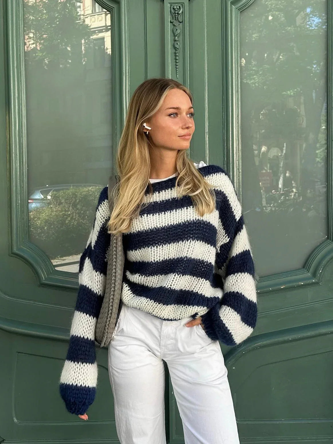 Oversized gebreide trui voor dames