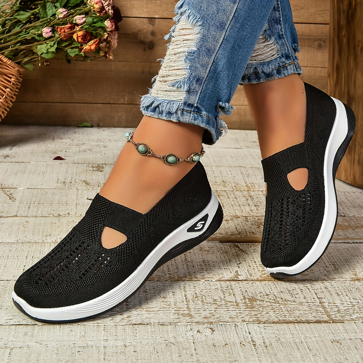 Ademend Slip-On Mesh Sneakers voor Vrouwen