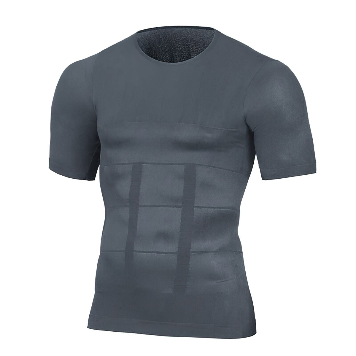 Compressie-fitness-T-shirt voor heren – ademende, elastische, figuurmodellerende sporttop